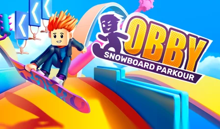 Obby Snowboard Parkour — play on 𝐏𝐥𝐚𝐲𝐠𝐚𝐦𝐚 (by Play More Games) Preview