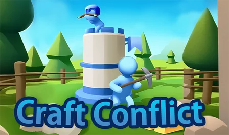 Craft Conflict — play on 𝐏𝐥𝐚𝐲𝐠𝐚𝐦𝐚 (by GameUnited) Preview