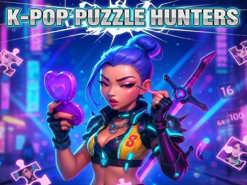 K-Pop Puzzle Hunters 🕹️ Play game online on Sgames Preview