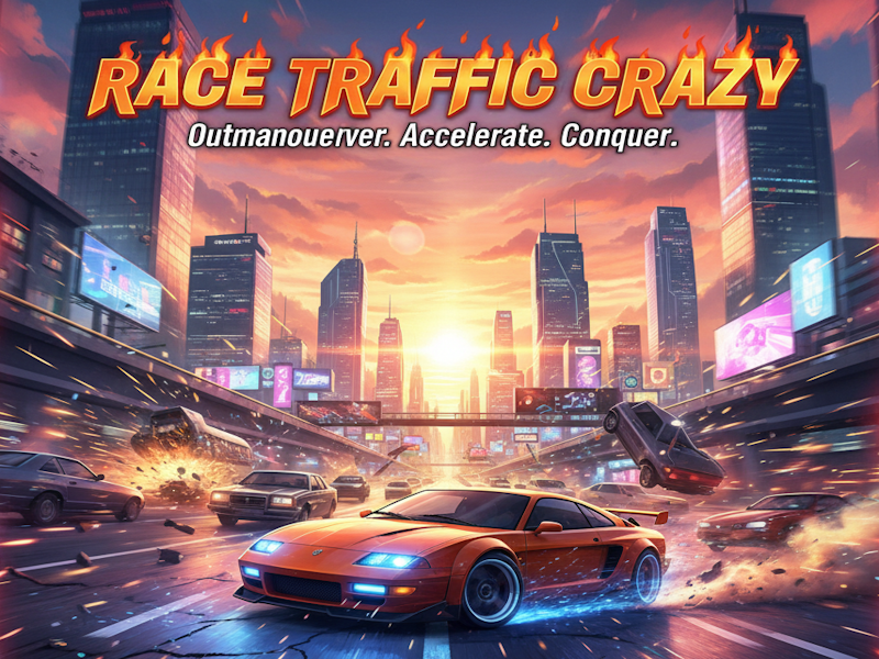 Race Traffic Crazy 🕹️ Play game online on Sgames Preview