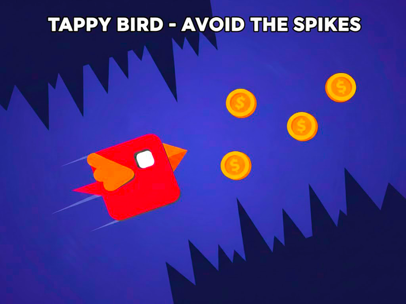 Tappy Bird — Avoid the Spikes 🕹️ Play game online on Sgames Preview