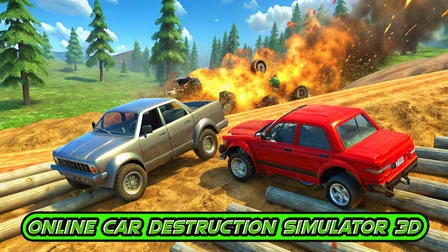 Online Car Destruction Simulator 3D โ play on ๐๐ฅ๐๐ฒ๐ ๐๐ฆ๐ (by KreizLand) Preview