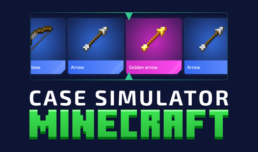 Minecraft Case Simulator — play on Playgama (by Monomine) Preview