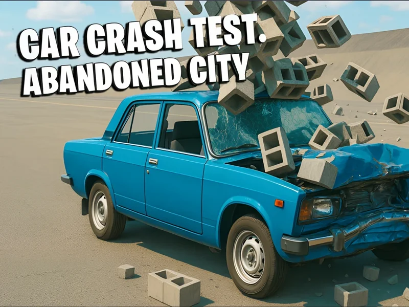 Car Crash Test Abandoned City 🕹️ Play online on SGameS Preview